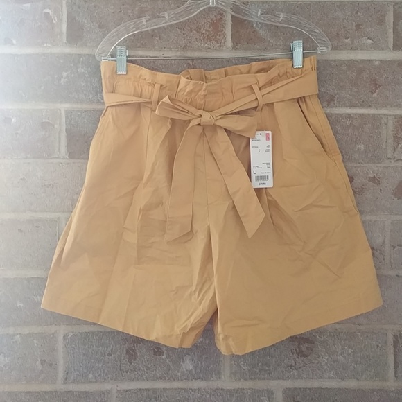 uniqlo high waisted shorts